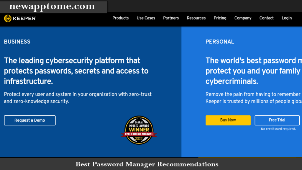 Best Password Manager Recommendations Keeper