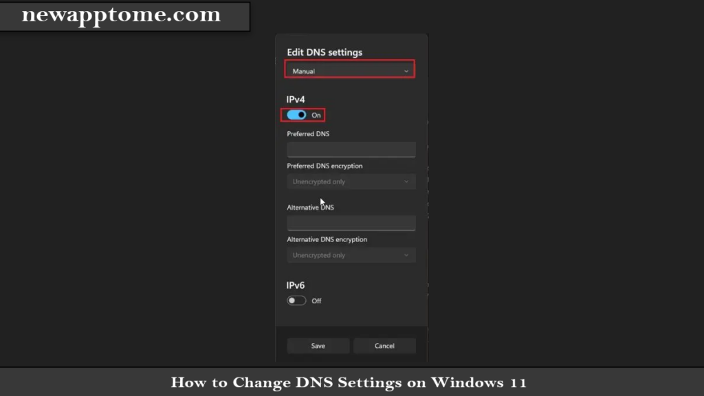 How to Change DNS Settings on Windows 11 Click Edit DNS Settings