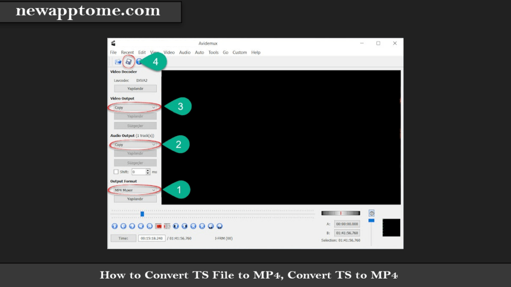 How to Convert From TS to MP4