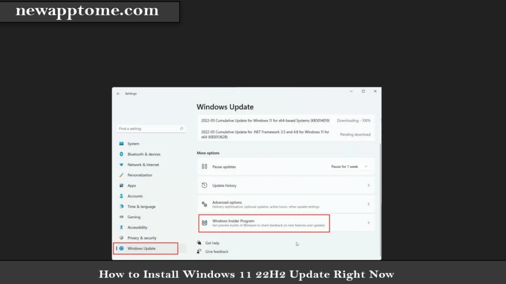 how to install windows 11 22h2 update right now 3