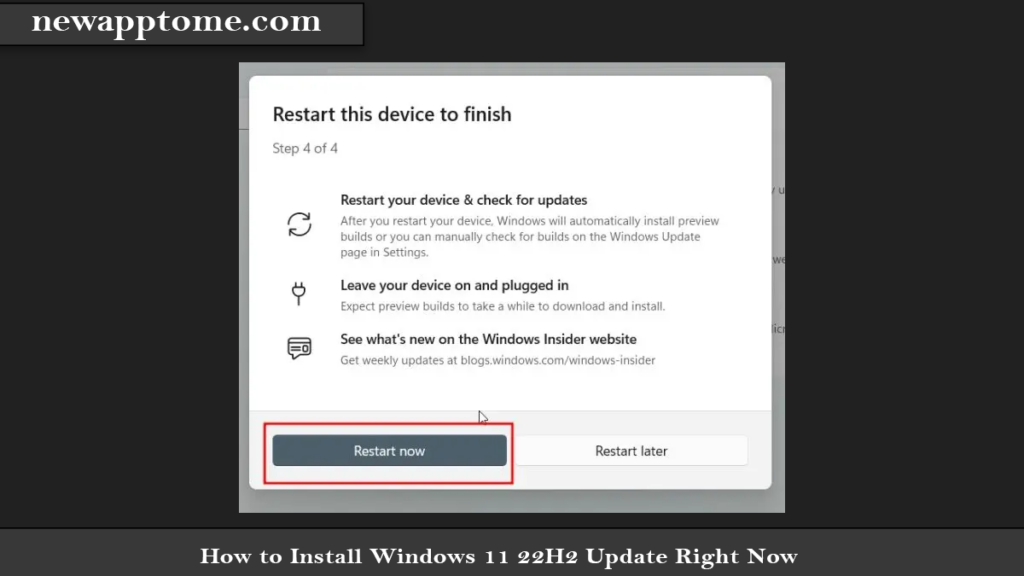 how to install windows 11 22h2 update right now 8