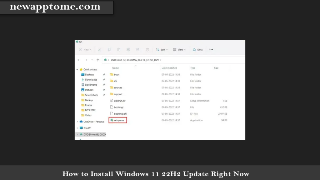how to install windows 11 22h2 update right now with iso image 5