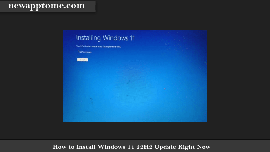 how to install windows 11 22h2 update right now with iso image 8