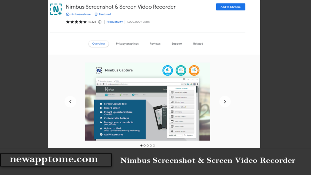 nimbus screenshot screen video recorder 1