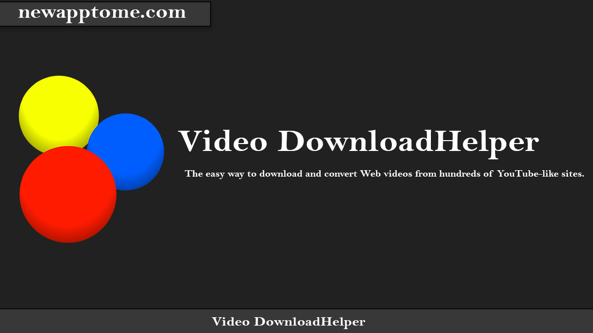 video downloadhelper software