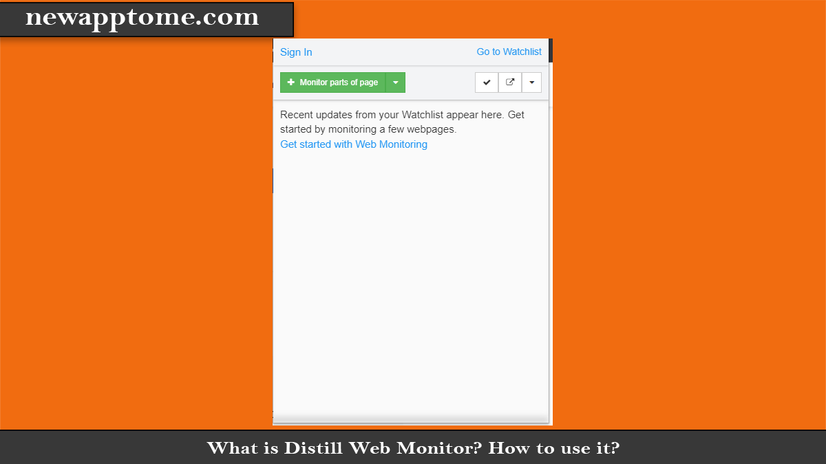 distill web monitor false alarm