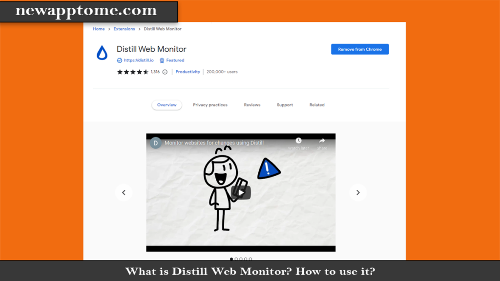 what is distill web monitor how to use it 2
