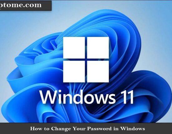 How to Change Your Password in Windows