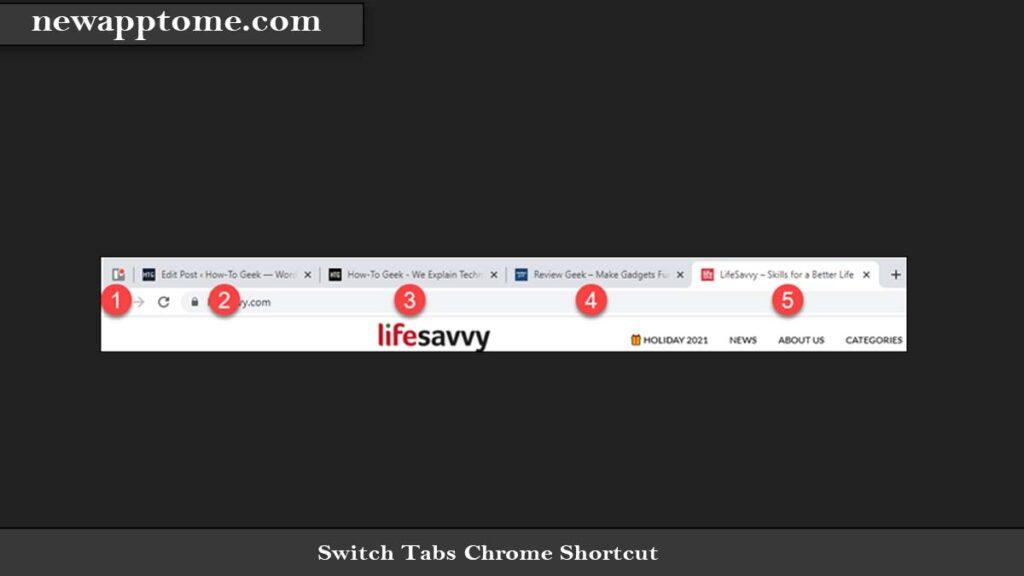 Switch Tabs Chrome Shortcut Best Method 2022 - newapptome.com