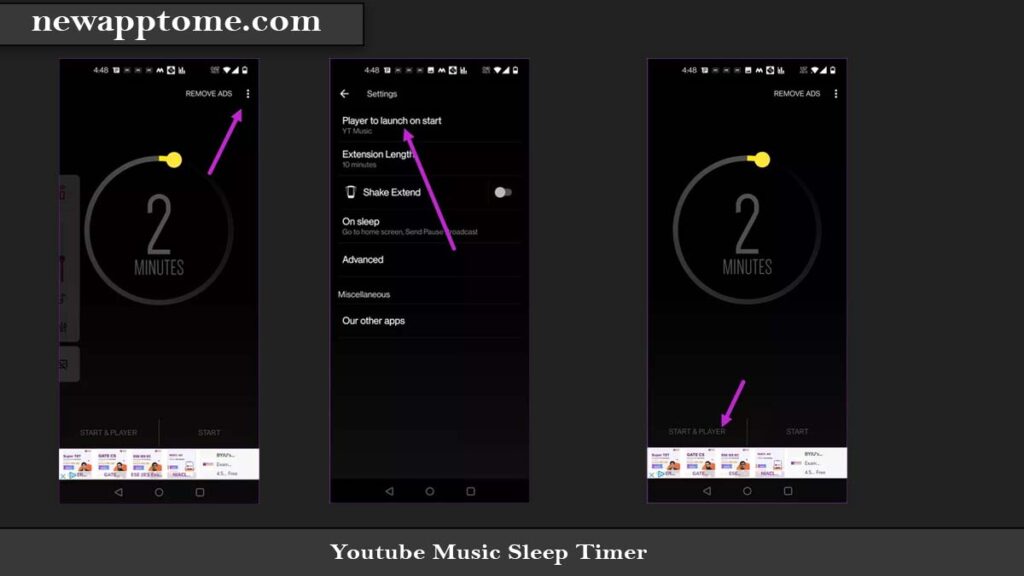 Youtube Music Sleep Timer for Android Program