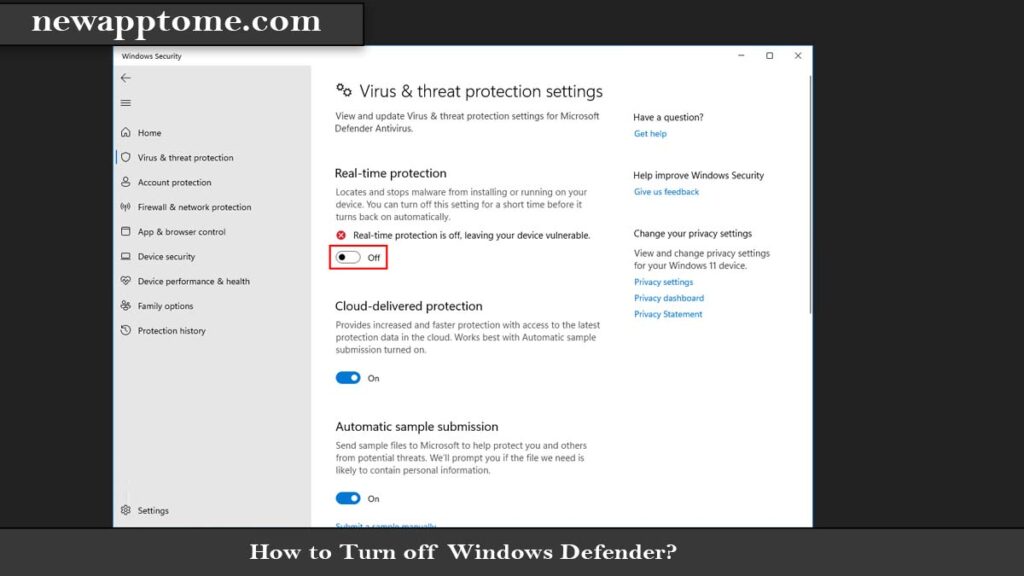 How to Turn off Windows Defender? 2022