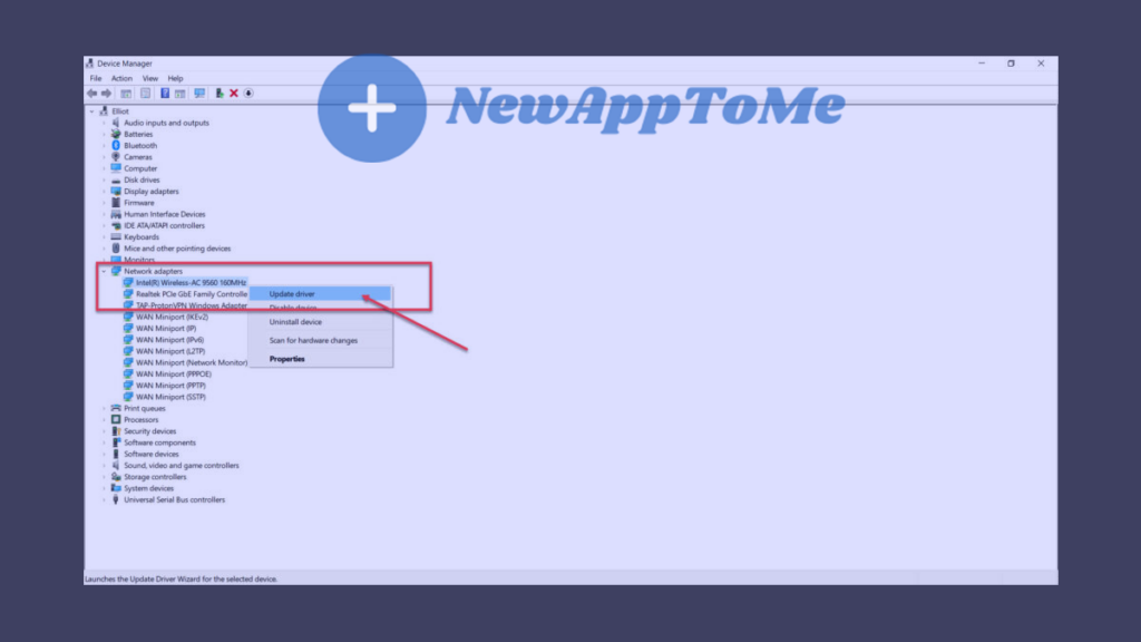 Check Your Driver - Update Network Adapter Driver