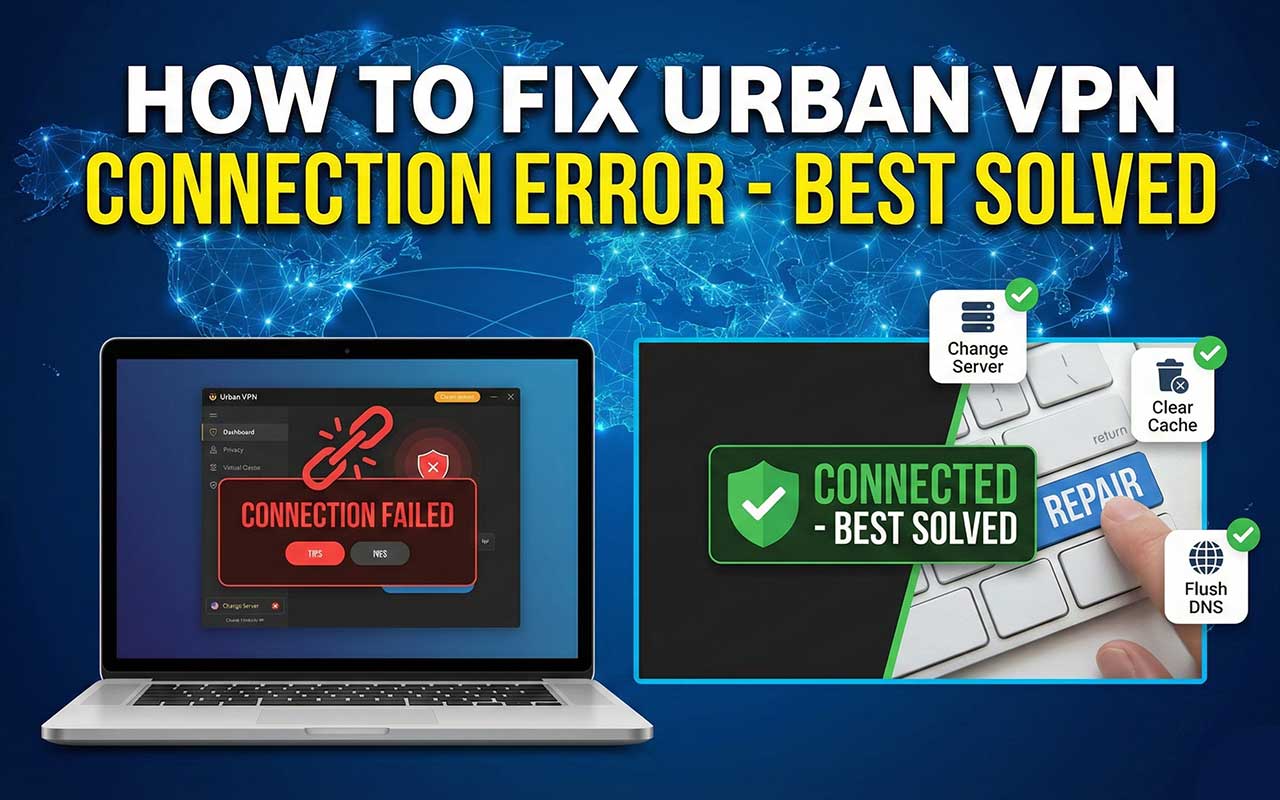 How To Fix Urban VPN Connection Error – Best Solved