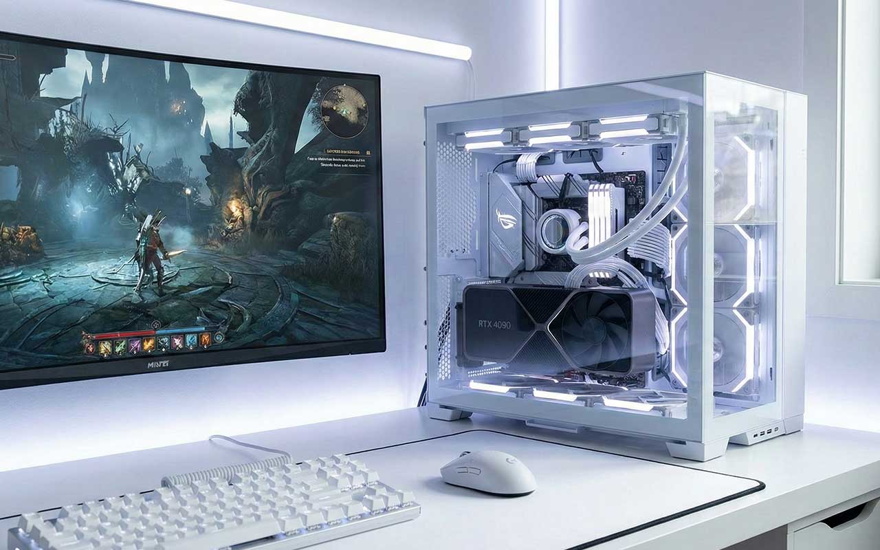 White Gaming PC – 2026 Best White Gaming PC Setup