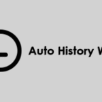 AutoHistory Wipe Clear Cache