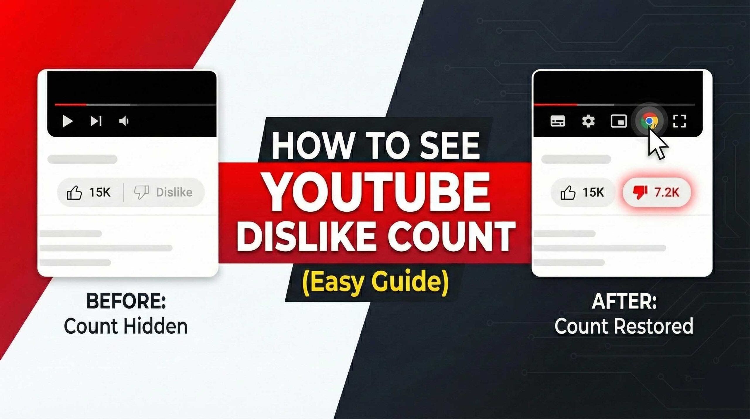 How to See YouTube Dislike Count in 2026 (Easy Guide)
